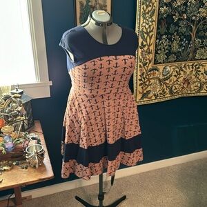 Gently Used Effie’s Heart Sailor Dress With Pockets In XL.
